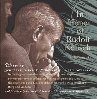 6CD/Coffret Rudolf Kolisch: In Honor Of Rudolf Kolisch