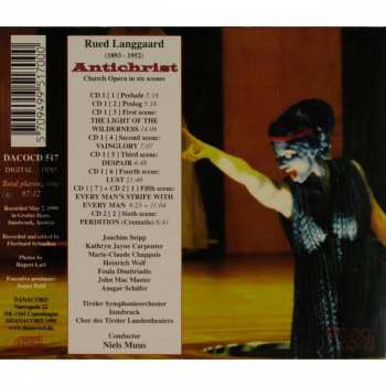 2CD Rued Langgaard: Antichrist (Church Opera In Six Scenes)