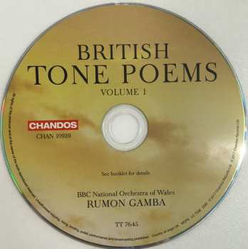 CD The BBC National Orchestra Of Wales: British Tone Poems Vol. 1