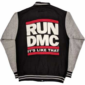 Marchandises Run-DMC: Run Dmc Unisex Varsity Jacket: It's Like That (back Print) (small) S