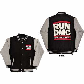 Marchandises Run-DMC: Run Dmc Unisex Varsity Jacket: It's Like That (back Print) (small) S