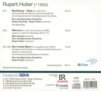 CD Chor Des Bayerischen Rundfunks: Nachklang - Rose; Wermut; Der Kranke Mann