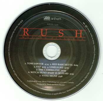 CD Rush: Moving Pictures LTD | PIC