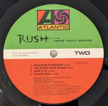 7LP/Coffret Rush: The Albums 2002 - 2012