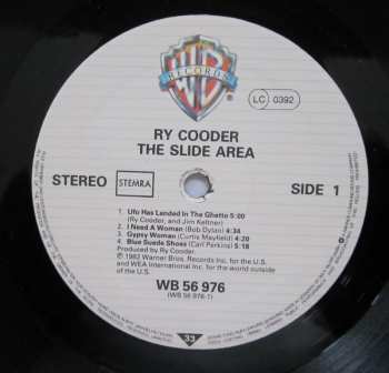 LP Ry Cooder: The Slide Area
