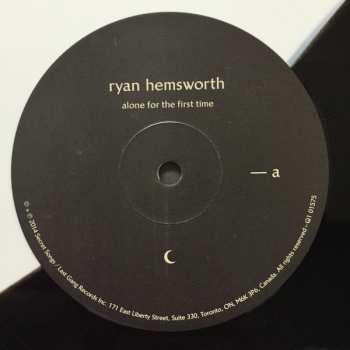 LP Ryan Hemsworth: Alone For The First Time CLR | LTD