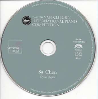 CD Sa Chen: Crystal Award : Twelfth Van Cliburn International Piano Competition