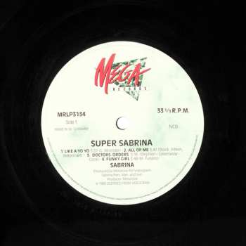 LP Sabrina: Super Sabrina
