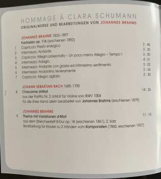 SACD Sachi Nagaki: Hommage A Clara Schumann