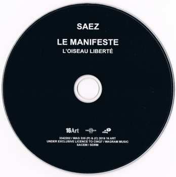 2CD Saez: Le Manifeste - L'Oiseau Liberté