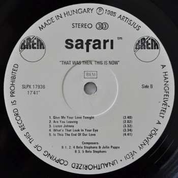 LP Safari: That Was Then, This Is Now