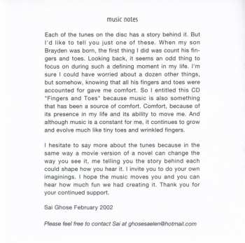 CD Sai Ghose Trio: Fingers And Toes