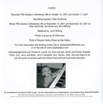 CD Sai Ghose Trio: Fingers And Toes