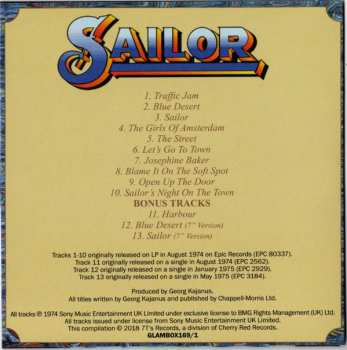5CD/Coffret Sailor: The Albums 1974-78