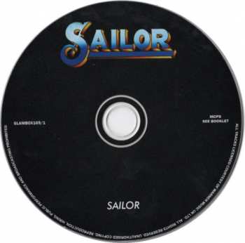 5CD/Coffret Sailor: The Albums 1974-78
