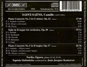 CD Camille Saint-Saëns: Piano Concertos Nos. 1 & 2 • Suite in D Major for Orchestra