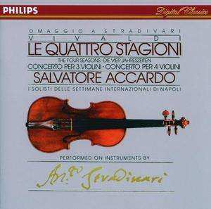 Album Antonio Vivaldi: Le Quattro Stagioni, Concertos For 3 & 4 Violins