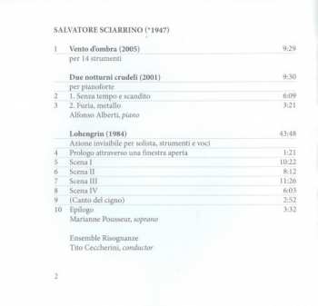 CD Salvatore Sciarrino: Lohengrin