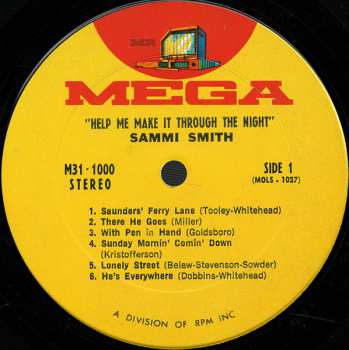 LP Sammi Smith: Help Me Make It Through The Night