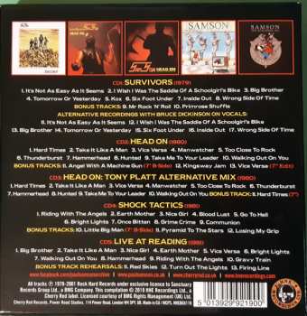 5CD/Coffret Samson: Bright Lights The Albums 1979-1981