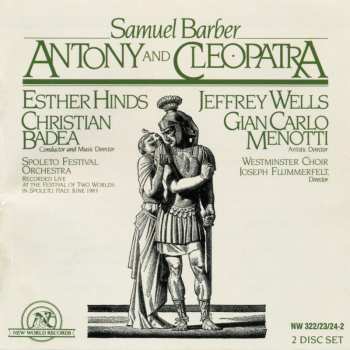 Album Samuel Barber: Antony And Cleopatra