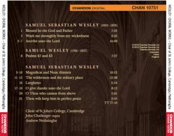 CD St. John's College Choir: Ascribe Unto The Lord - Sacred Choral Works