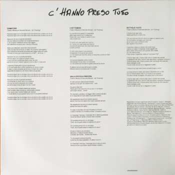 LP Samuele Bersani: C'Hanno Preso Tutto CLR | LTD