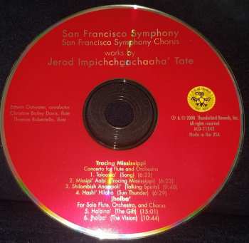 CD San Francisco Symphony Chorus: Works By Jerod Impichchaachaaha' Tate