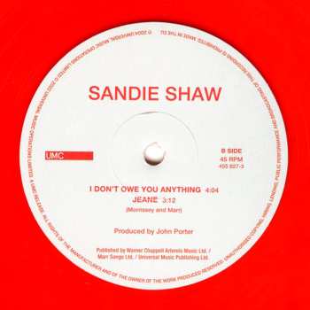 LP Sandie Shaw: Hand in Glove LTD