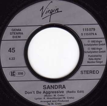 SP Sandra: Don't Be Aggressive