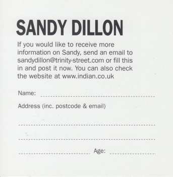 CD Sandy Dillon: East Overshoe