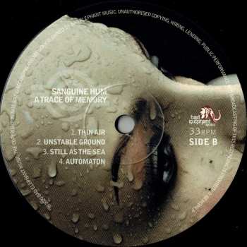 LP Sanguine Hum: A Trace Of Memory