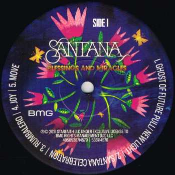 2LP Santana: Blessings And Miracles
