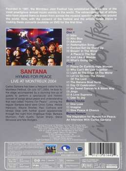 2DVD Santana: Hymns For Peace Live At Montreux 2004 DIGI