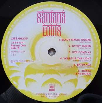 3LP Santana: Lotus