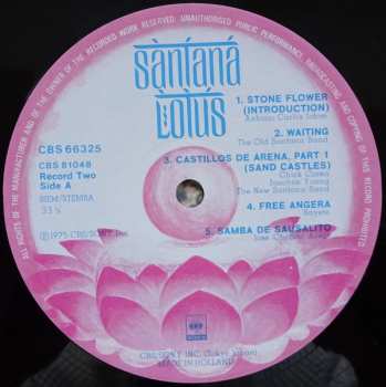 3LP Santana: Lotus