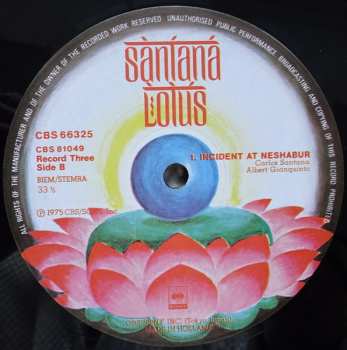 3LP Santana: Lotus
