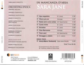 CD Sara Jane Ghiotti: In Mancanza D'Aria