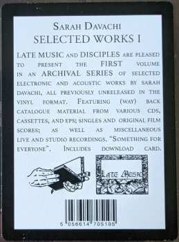 LP Sarah Davachi: Selected Works I