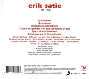 2CD Erik Satie: Édition Anniversaire - 150 Ans: Gymnopédies, Gnossiennes Et Autres Pièces Pour Piano
