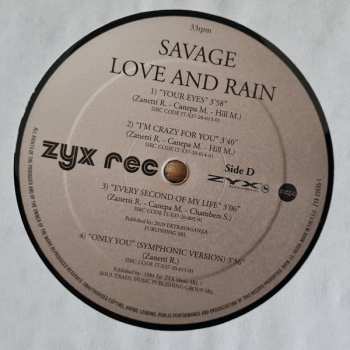 2LP Savage: Love And Rain