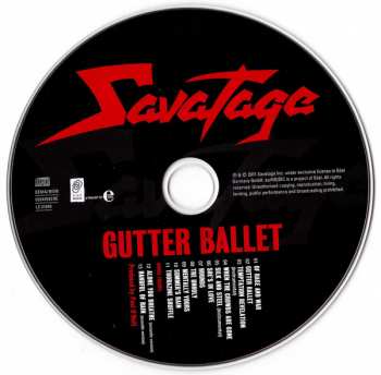 CD Savatage: Gutter Ballet DIGI