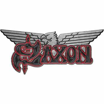 Merch Saxon: Plaque Logo Saxon/eagle