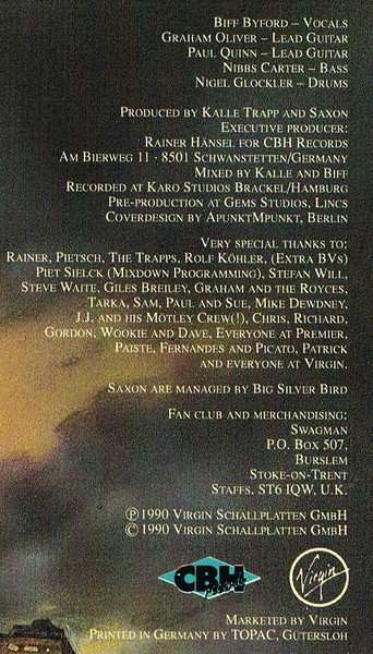 LP Saxon: Solid Ball Of Rock