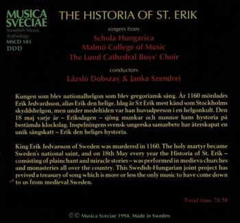 CD/Coffret Schola Hungarica: Erik Den Heliges Hystoria