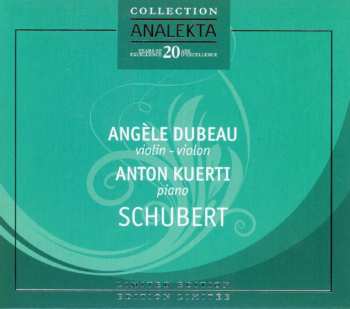 CD Franz Schubert: Three Sonatas For Violin And Piano