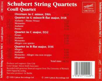 CD Franz Schubert: String Quartets, Volume Four