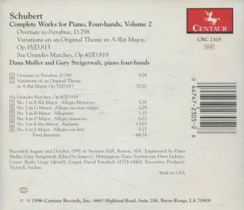 CD Franz Schubert: Complete Works For Piano, Four-Hands, Volume 2