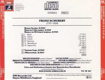 CD Franz Schubert: Messe Es-Dur, D. 950 • Tantum Ergo, D. 962 • Offertorium, D. 963