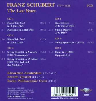 6CD/Coffret Franz Schubert: The Last Years